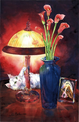 Kitten & Lamp
21 x 13.5” - $300
18 x 12” Giclée Print - $45